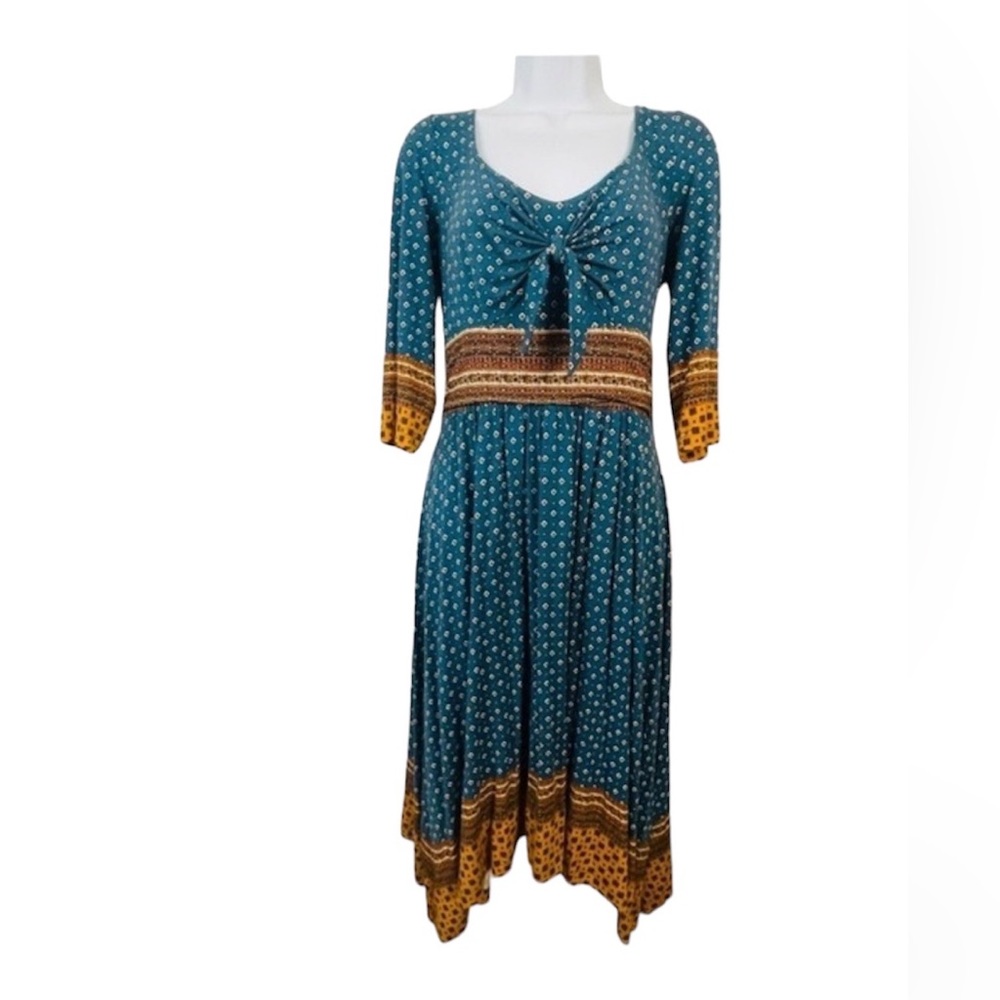 Anthropology Maeve beloved midi boho dress size medium